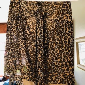 Leopard Halter Top